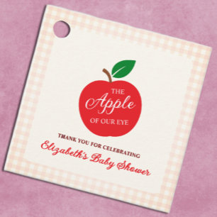 Etiquetas Para Recuerdos La Apple De Nuestro Baby Shower Ojo