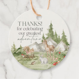 Etiquetas Para Recuerdos La aventura de los animales de Woodland espera