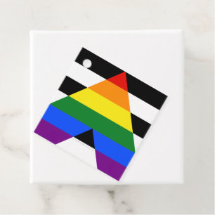 Etiquetas Para Recuerdos La bandera de aliado heterosexual de SlipperyJoe l