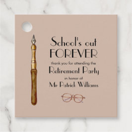 Etiquetas Para Recuerdos La escuela se retira para siempre como profesor vi