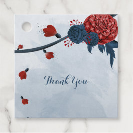 Etiquetas Para Recuerdos la marina romántica y las flores borgoñas favorece