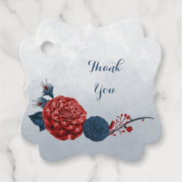 Etiquetas Para Recuerdos la marina romántica y las flores borgoñas favorece