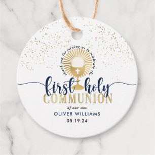 Etiquetas Para Recuerdos La marina y el niño del oro son la primera comunió