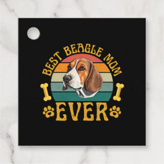 Etiquetas Para Recuerdos La Mejor Mamá Beagle de Todos los Tiempos, Perro B