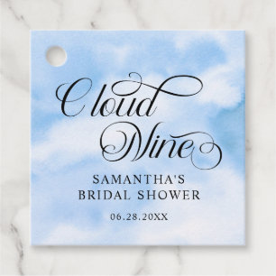 Etiquetas Para Recuerdos La Novia Está En Las Nubes Bienvenida a la Fiesta