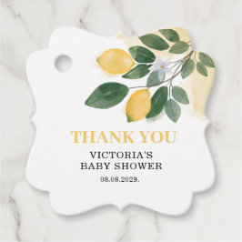 Etiquetas Para Recuerdos La principal Baby Shower de Squeeze de Lemon Mama