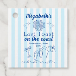 Etiquetas Para Recuerdos La última tostada del Fiesta Bachelorette Beach en