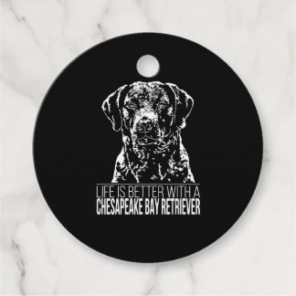 Etiquetas Para Recuerdos La vida de Chesapeake Bay Retriever es mejor decir