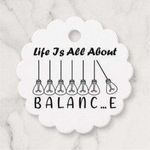 Etiquetas Para Recuerdos La vida se trata de inspiración de equilibrio y mo