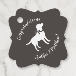 Etiquetas Para Recuerdos Labrador Tema del perro Baby Shower Género neutro