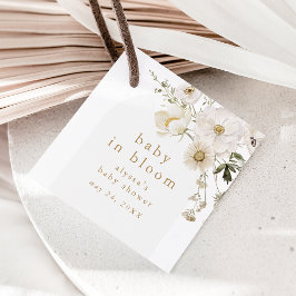 Etiquetas Para Recuerdos Lactante floral ALYSSA Bebé en Bloom Baby Shower
