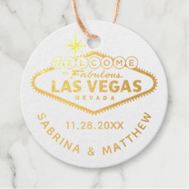 Etiquetas Para Recuerdos Las vengas Boda Rótulo REAL