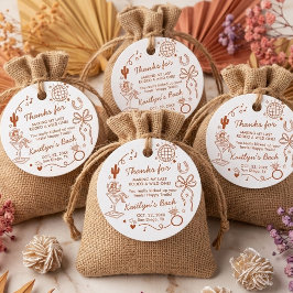 Etiquetas Para Recuerdos Last Rodeo Disco Cowgirl Bachelorette Party