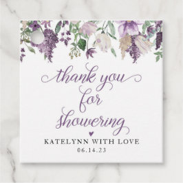 Etiquetas Para Recuerdos Lavender Bridal Shower Favorito Tag