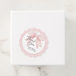 Etiquetas Para Recuerdos Lazo Gracias 