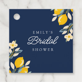 Etiquetas Para Recuerdos Lemon Citrus Bridal