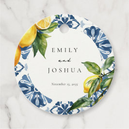 Etiquetas Para Recuerdos Lemon Citrus Positano Boda italiano