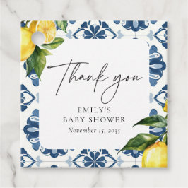 Etiquetas Para Recuerdos Lemon Positano Baby Shower italiano