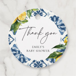 Etiquetas Para Recuerdos Lemon Positano Baby Shower italiano