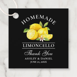 Etiquetas Para Recuerdos Lemons Limoncello Gracias Plaza Negra