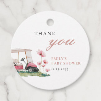 Etiquetas Para Recuerdos Let's Par-tee Golf Baby Shower