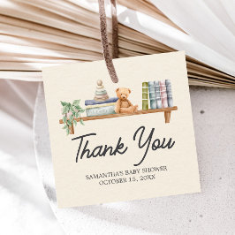 Etiquetas Para Recuerdos Libros para Bebés y Brunch Baby Shower Neutral