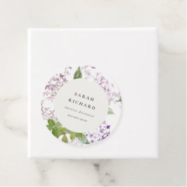 Etiquetas Para Recuerdos Lilac Cottage Garden Floral Bunch Business