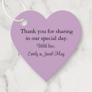 Etiquetas Para Recuerdos Lilac personalizado