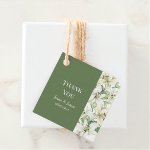 Etiquetas Para Recuerdos LILY Blossom Elegance