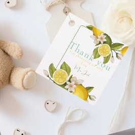 Etiquetas Para Recuerdos Lime cítricos Bebé ducha