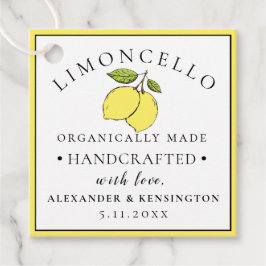 Etiquetas Para Recuerdos Limoncello Moderno Y Moderno Para Una Botella
