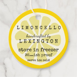 Etiquetas Para Recuerdos Limoncello Trendy Lemon Slice Para Botella