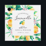 Etiquetas Para Recuerdos Limoncello Watercolor Lemons Favorito Tag<br><div class="desc">Etiquetas de limoncello caseras con fondo de color limonero y plantillas de texto fáciles de personalizar.</div>