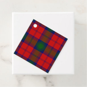 Etiquetas Para Recuerdos Lindsay tartan green platillo rojo