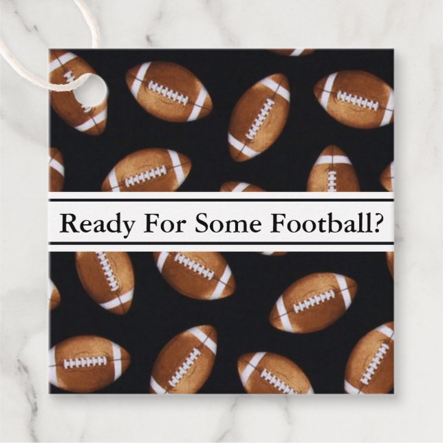 Etiquetas Para Recuerdos ¿Listo Para Algo De Fútbol? (Anverso)