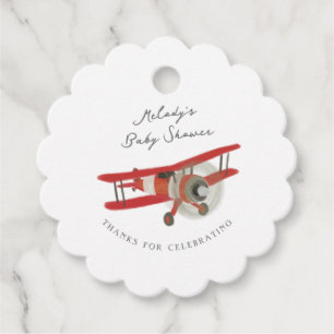 Etiquetas Para Recuerdos Little Aviator Baby Shower