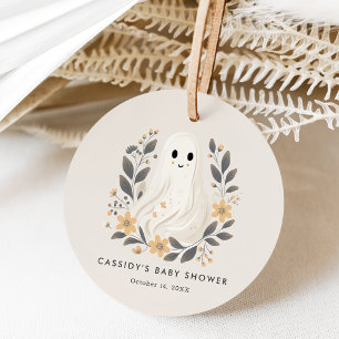 Etiquetas Para Recuerdos Little Boo Boho Ghost Halloween Baby Shower