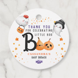 Etiquetas Para Recuerdos Little Boo Cute Halloween Baby Shower Gracias