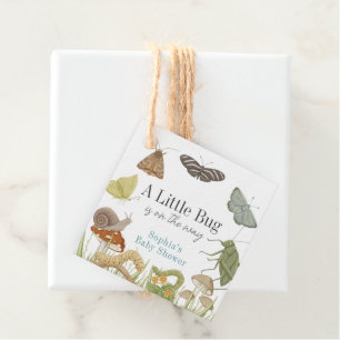Etiquetas Para Recuerdos Little Bug Insect Mushroom Boy Baby Shower