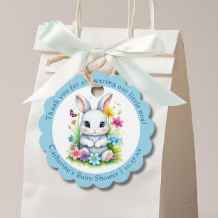 Etiquetas Para Recuerdos Little Bunny Wildflower Garden Easter Baby Shower