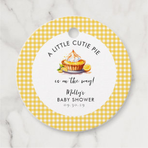 Etiquetas Para Recuerdos Little Cutie Pie Lemon Baby Shower Favor