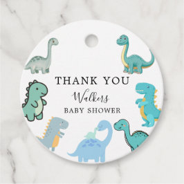 Etiquetas Para Recuerdos Little Dinosaur Cute Baby Shower