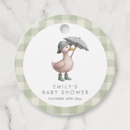 Etiquetas Para Recuerdos Little Duckling Gender Neutral Baby Shower