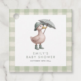 Etiquetas Para Recuerdos Little Duckling Gender Neutral Baby Shower
