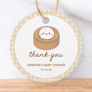 Etiquetas Para Recuerdos Little Dumpling Baby Shower Gracias