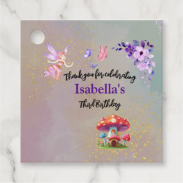 Etiquetas Para Recuerdos Little Fairy Mushroom House Butterflies Any Age