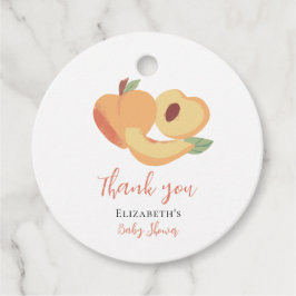 Etiquetas Para Recuerdos Little Peach Baby Shower Cute Fruit