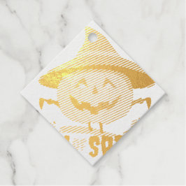 Etiquetas Para Recuerdos Llamado de Espíritu de Halloween