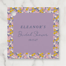 Lluvia de Novia Floral Amarillo Purpura Antiguo Pe