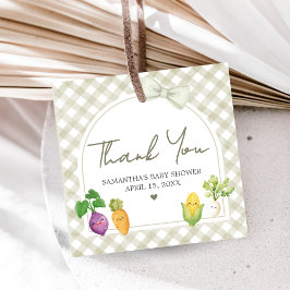 Etiquetas Para Recuerdos Locally Grown Baby Shower